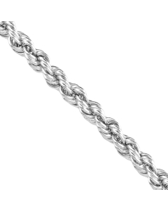 Sterling Siver Basic Chain Rope Hollow 8mm (HROPE150)