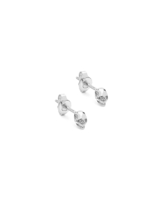 Sterling Silver Mini Skull Studs (ST-1510)