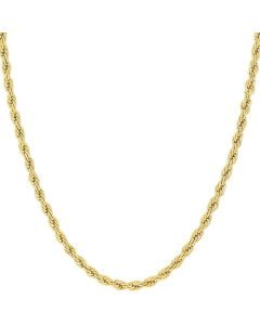 10K Yellow Gold Hollow Rope Chain 2.8mm (HROPE-060-10)