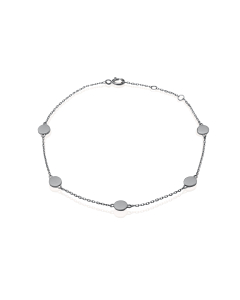 10K Gold Plain Polka Dot Bracelet (GB-10-1095)