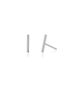 10K Gold Plain Small Bar Studs (GE-10-1154)