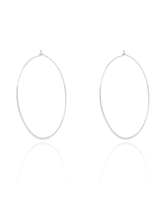 Sterling Silver 70mm Wire hoops (HP-1059-70)