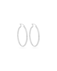 Sterling Siver Plain 2mm x 30mm Hoop (HP-2-30)
