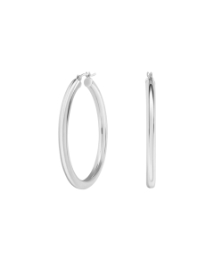 Sterling Siver Plain 3mm x 40mm Hoop (HP-3-40)