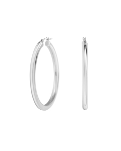 Sterling Siver Plain 3mm x 50mm Hoop (HP-3-50)