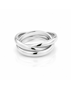 Sterling Silver Plain Rolo Ring (R-1135)