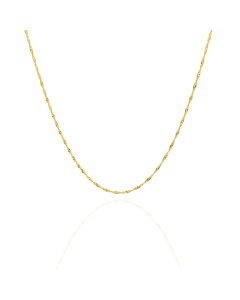14K Yellow Gold Chain Necklace Singapore 1.5mm (SING-025-14Y)