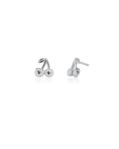 Sterling Silver Cherries Studs (ST-1709)