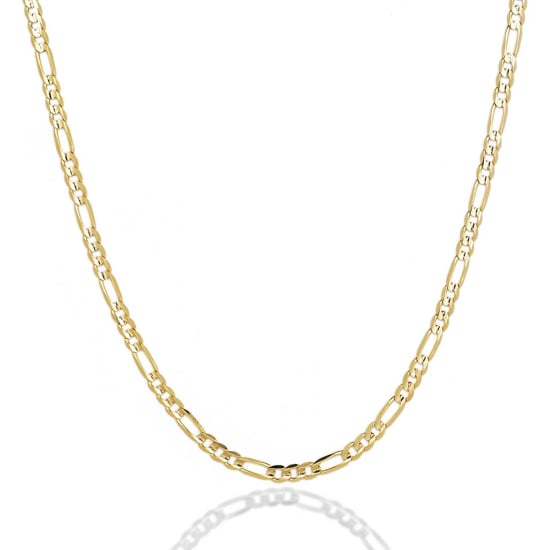 10K Yellow Gold Figaro Chain 3mm (FIG-080-10)