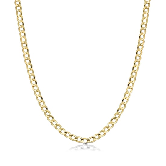 10K Yellow Gold Curb Chain 3.1mm (GD-065-10)