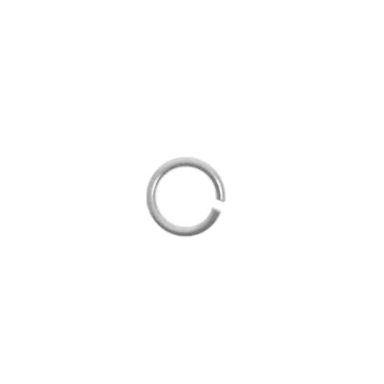 10K White Gold Finding Jump Ring 1mm x 2.6mm (JR-2-W-10K)