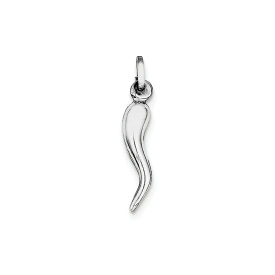 Sterling Silver Cornicello Charm (JB306)