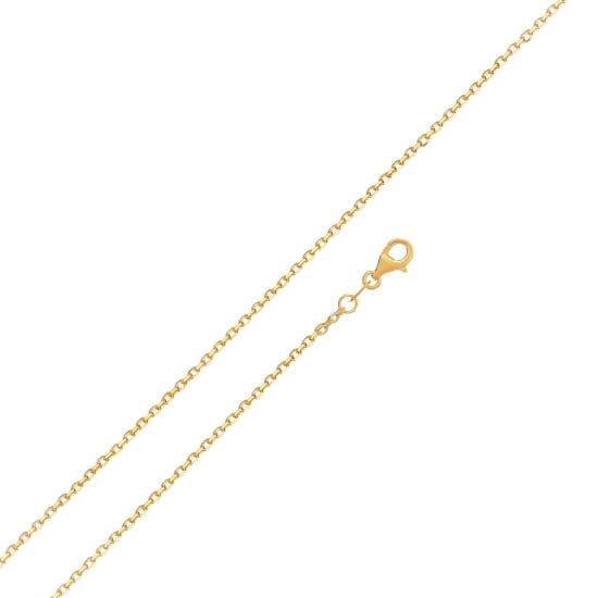 10K Yellow Gold Diamond Cut Basic Rolo Chain (CAB-025-10)