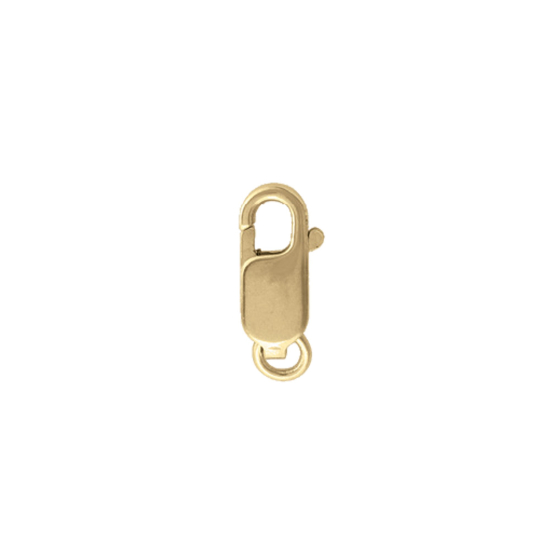 10k Yellow Gold Finding Lobster Clasp 13.6mm x 5.2mm (LC-3-10K-Y)