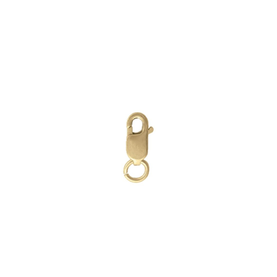 14k Yellow Gold Finding Lobster Clasp 8.3mm X 3.2mm (LC-0-14K-Y)