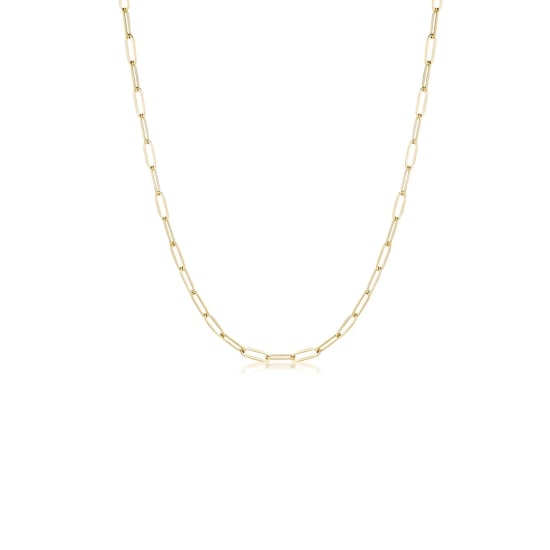 10K Yellow Gold Paperclip Chain 1.7mm (PPC-053-10)