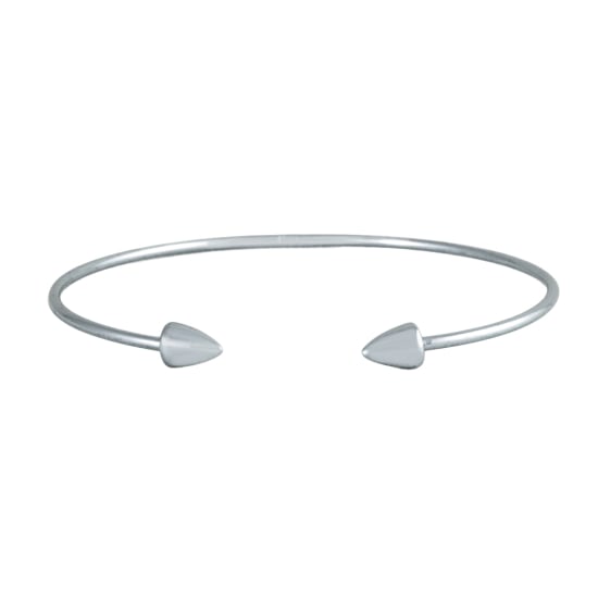 Sterling Silver Arrow Head Cuff Bangle (IB-1061)
