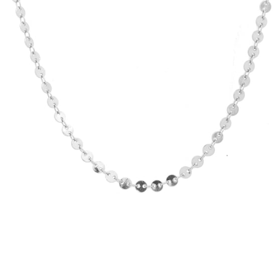 Sterling Silver Plain Choker Necklace (CH-1003)