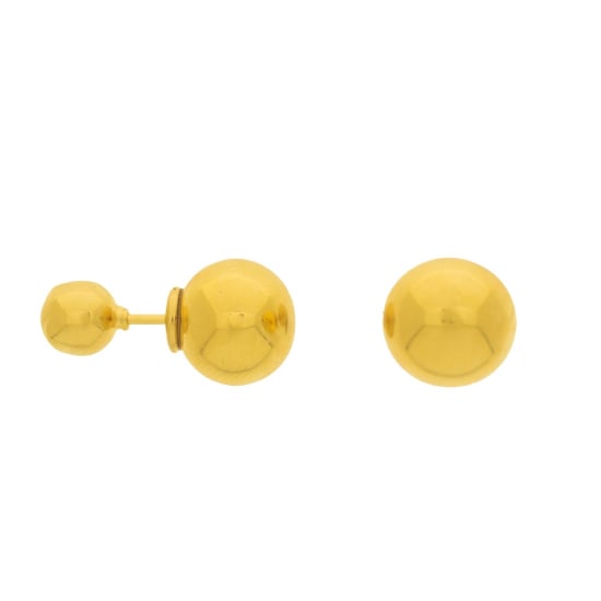 Sterling Ball Stud Earring, 10mm (ST-1124)