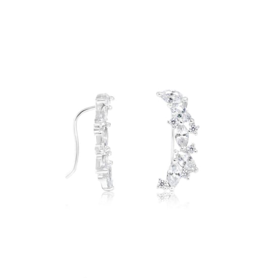 Sterling Silver Fancy Shape Ear Climber (ER-1235)