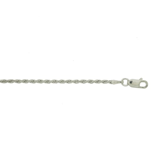 Sterling Silver Rhodium Plated Basic Chain Rope 2.0mm  (ROPE40-RH)