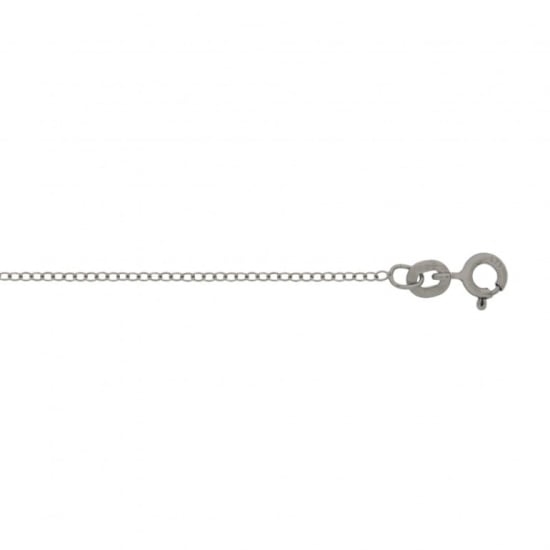 Sterling Silver Rolo Fancy Chains 10 Pack of Rhodium Plated 1mm (ROLO10-RH-PACK)