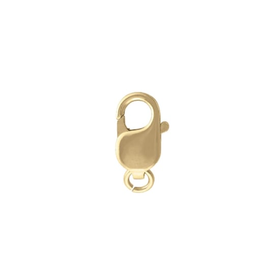 14k Yellow Gold Finding Lobster Clasp 15.3mm x 7.2mm (LC-6-14K-Y)
