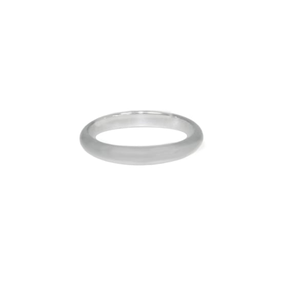 Sterling Silver Rounded Band Ring 3mm (R-1140-3)