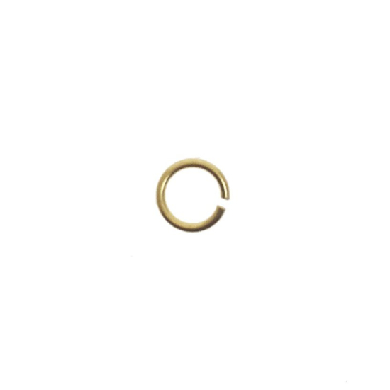 10K Yellow Gold Finding Jump Ring 0.8mm x 2mm (JR-0-Y-10K)