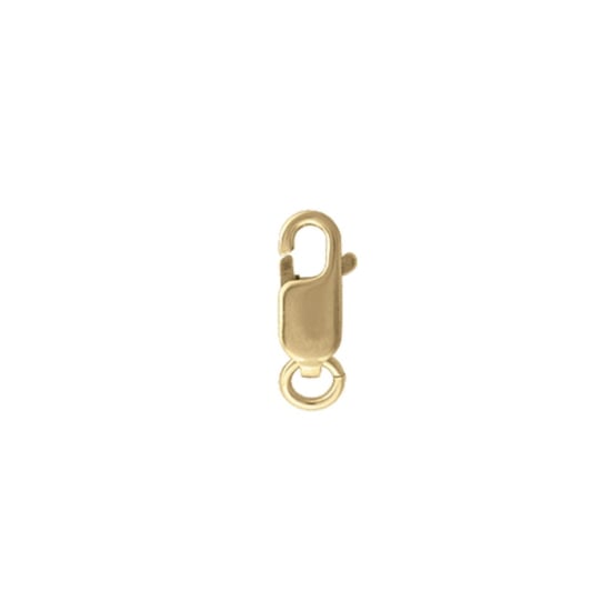 14k Yellow Gold Finding Lobster Clasp 11.6mm x 4.3mm (LC-2-14K-Y)