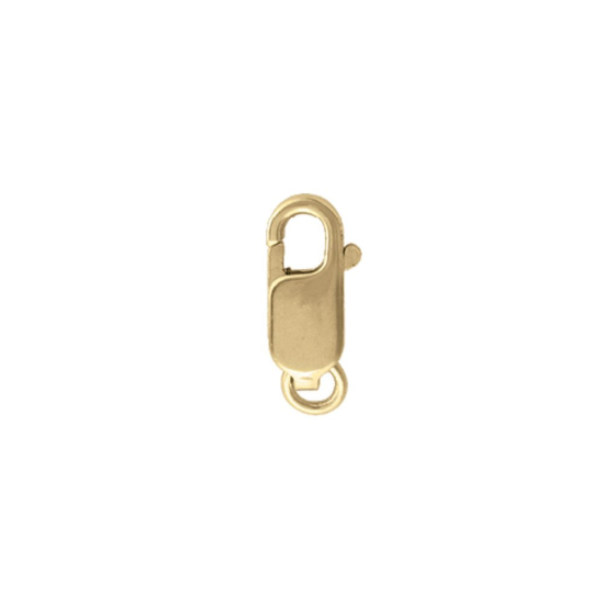 14k Yellow Gold Finding Lobster Clasp 13.6mm x 5.2mm (LC-3-14K-Y)