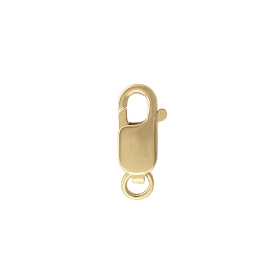 14k Yellow Gold Finding Lobster Clasp 16mm x 6.2mm (LC-4-14K-Y)