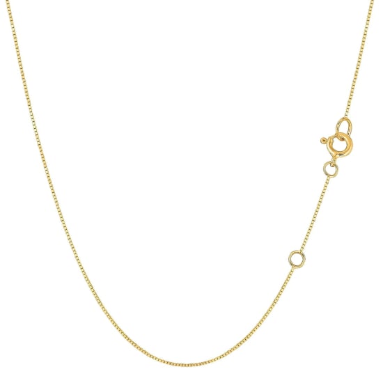 10K Yellow Gold Box Chain 1.1mm (BOX-073-10)