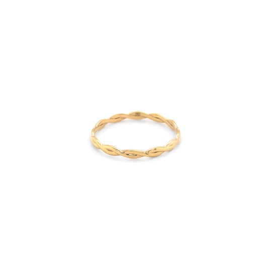 10K Yellow Gold Infinite Infinity Band Ring (GR-10-1104)