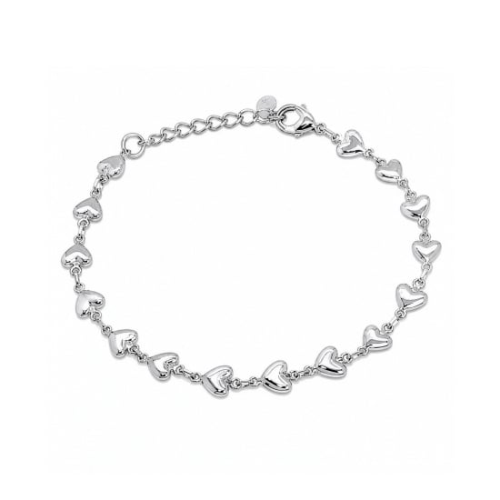 Premium Plated Hearts Bracelet (AJ-BR0002)