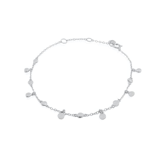 Sterling Silver Dotted Bracelet (BR-1339)
