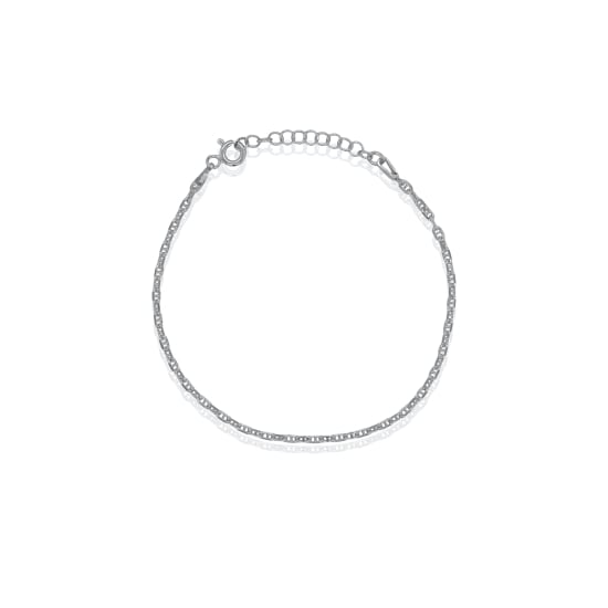 Sterling Silver Rolo Marina DC Bracelet