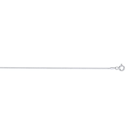 Sterling Siver Basic Chain 'Snake DiamondCut 01 (DC20) 0.8mm