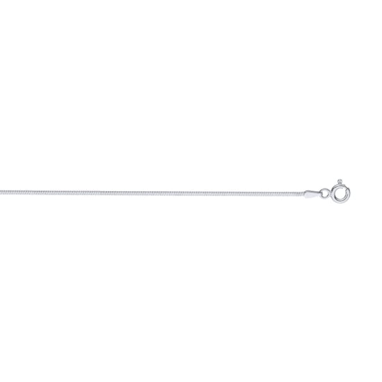 Sterling Siver Basic Chain Snake DiamondCut 02 (DC25) 0.9mm