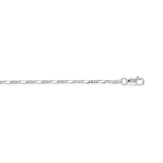 Sterling Silver Basic Chain Figaro 01 (FIG50) 1.8mm
