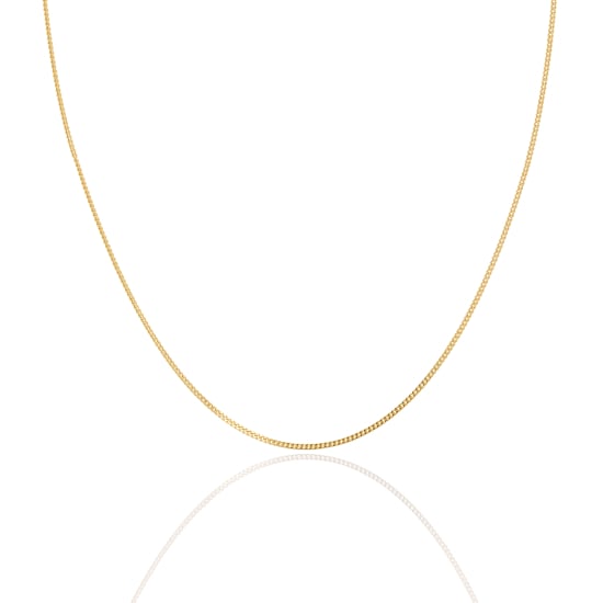 14K Yellow Gold Curb Chain 0.9mm (GD-025-14-YG)