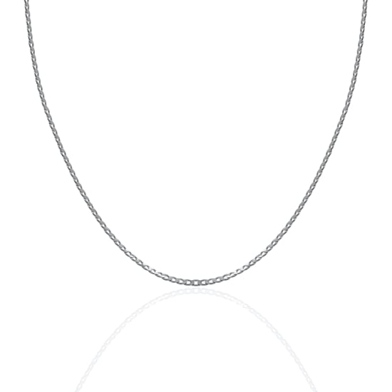 14K White Gold Curb Chain 1.5mm (GD-040-14-WG)