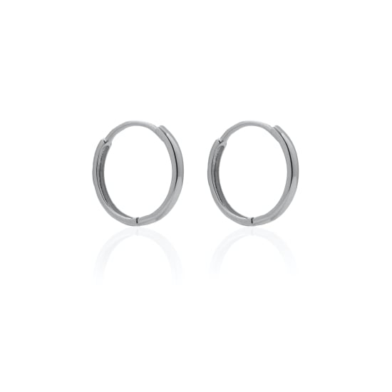  10K Gold Plain Huggies 14mm (GHUG-10-1002)