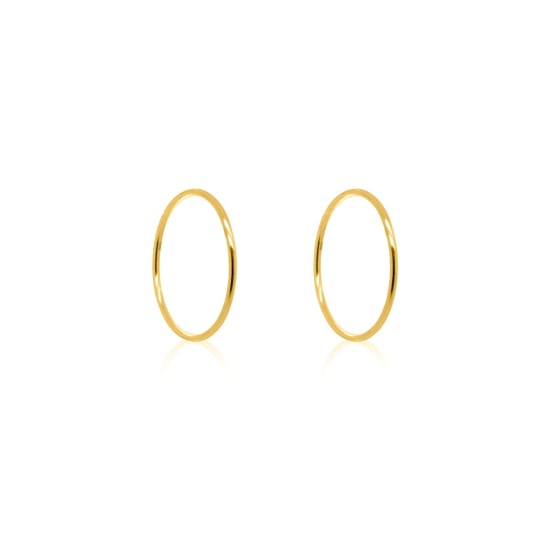10K Gold Sleeper Earrings 18mm (GSLP-18)