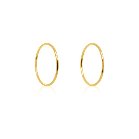 10K Gold Sleeper Earrings 20mm (GSLP-20)