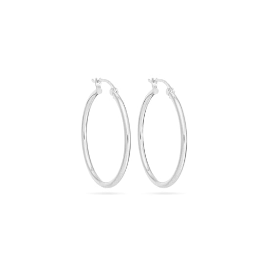 Sterling Siver Plain 2mm x 30mm Hoop (HP-2-30)