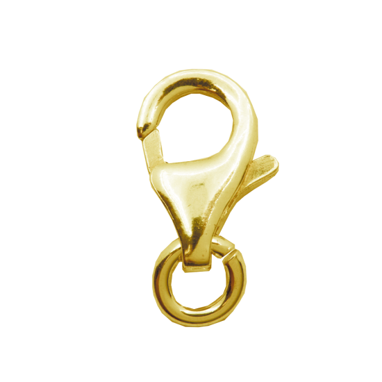 Silver Finding Clasp Pear Lobster, Gold (PC-2-G)