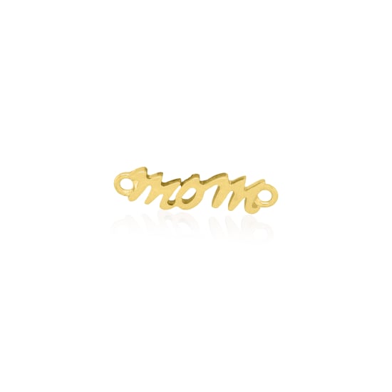 10K Yellow Gold MOM Permanent Jewellery Charm (PERM-C-0014-YG)