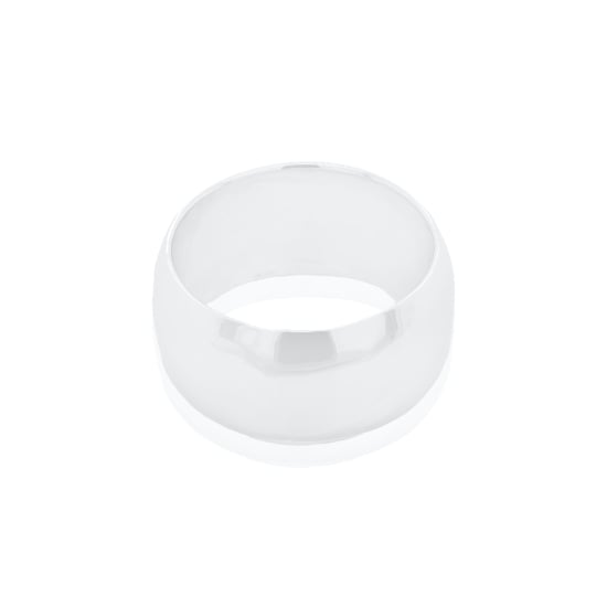 Sterling Silver Rounded Band Ring ~10mm (R-1140-10)