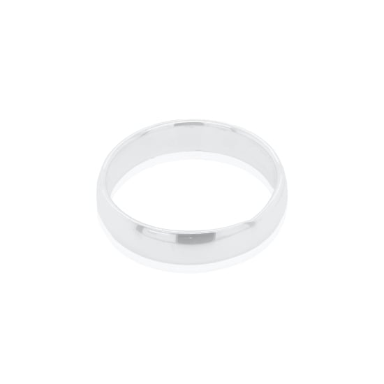 Sterling Silver Rounded Band Ring 4mm (R-1140-4)